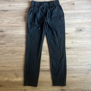 Women's Athletic Black Drawstring Pants